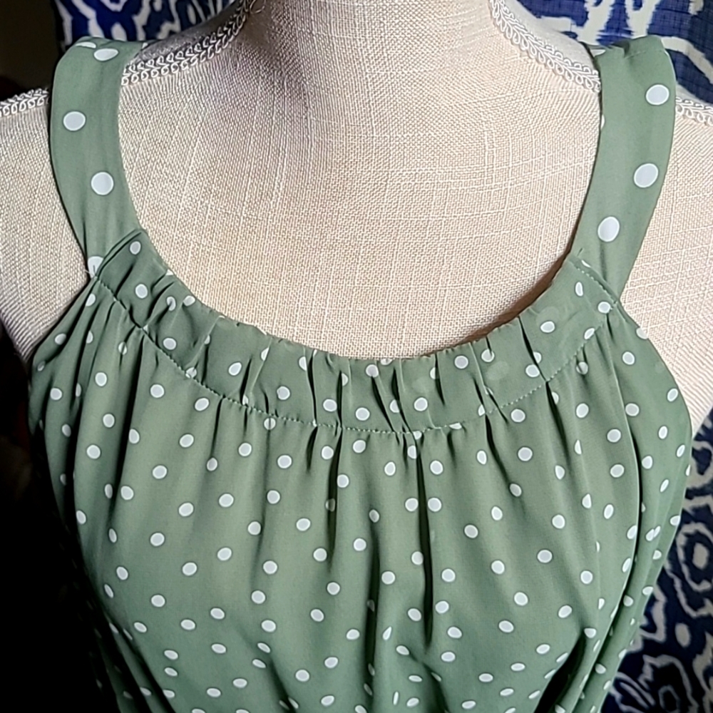 🍁 Cato 'Est 1946' Polka Dot dress - Picture 4 of 7